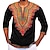 cheap Afrocentric Fashion-Men&#039;s T-shirt Modern African Outfits African Print Dashiki Masquerade Adults T-shirt Party