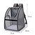 cheap Dog Travel Essentials-Dog Rabbits Dog Cat Travel Carrier Bag Breathable Lightweight Folding Solid Colored Fabric Baby Pet puppy Small Dog Outdoor Blue