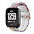 voordelige Fitbit-horlogebanden-Slimme horlogeband Compatibel met: Fitbit Versa 2 / Versa Lite / Versa SE / Versa Siliconen Smartwatch Band Waterbestendig Verstelbaar Ademend Bloemen bedrukt Vervanging Polsbandje