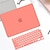 billige Vesker og ryggsekker til bærbar datamaskin-MacBook Etui Kompatibel med Macbook Air Pro 13.3 16.0 M1(13,3) tommers Hard Plast Ensfarget