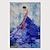 halpa Ihmisiä kuvaavat taulut-käsintehty öljymaalaus canvaswall art koristelu abstrakti veitsi maalaus body art sininen kodin sisustukseen rullattu kehyksetön venyttämätön maalaus
