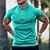 お買い得  男性のゴルフ服-男性用 ゴルフシャツ テニスシャツ ブラック ホワイト ピンク 半袖 ライトウェイト Tシャツ トップス ゴルフの服装 服装 ウェア アパレル