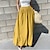 hesapli Kadın Pantolon-Kadın&#039;s Yüzsüz Çince Pantolonlar Keten / Pamuk Karışımı Yonca Sarı Bej Orta Bel Moda Günlük Hafta sonu Yan Cepler Tam uzunluk Rahat Düz Tek Boyut / Bol Fit