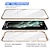 cheap iPhone Cases-Magnetic Case For Apple Compatible with iPhone 13 Pro Max 12 11 X XR XS SE Max Clear 360 Protection Case Transparent Full Body Double Sided Glass Tempered Glass Phone Case