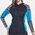 cheap Wetsuits &amp; Diving Suits-MYLEDI Women&#039;s Wetsuit Top Wetsuit Jacket 2mm SCR Neoprene Top Thermal Warm Windproof Breathable High Elasticity Long Sleeve Front Zip - Swimming Diving Surfing Scuba Patchwork Spring Summer Winter
