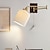 Недорогие Бра-современные настенные светильники в скандинавском стиле, светодиодные настенные светильники для спальни с поворотным рычагом, медные настенные светильники 220-240 В