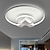 Χαμηλού Κόστους Φώτα Οροφής με Dimmer-Φωτιστικό οροφής 52 cm led με ρυθμιζόμενο κύκλο σχεδίασης χωνευτής βάσης ελαφρύ μεταλλικό στρώμα σε μοντέρνο στυλ κομψά βαμμένα φινιρίσματα 220-240v