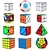 billige Magiske kuber-speed cube sett 12 stk magic cube iq cube 2*2*2 3*3*3 4*4*4 speedcubing bunt stress reliever puslespill kube profesjonelt nivå speedtoy gave til julegaver