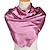 levne Dámské šály-1ks 90*90cm jednobarevné nákrčník hidžáb šátek pro ženy hedvábná saténová čelenka šátky do vlasů ženské čtvercové šátky šátky na hlavu pro dámy