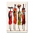 Χαμηλού Κόστους Πίνακες Ανθρώπων-mintura χειροποίητα αφρικανοί ελαιογραφία σε καμβά διακόσμηση τοίχου μοντέρνα αφηρημένη εικόνα για διακόσμηση σπιτιού τυλιγμένη ζωγραφική χωρίς πλαίσιο