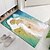 voordelige vloerkleden voor woonkamer en slaapkamer-strand zeester strand collectie patroon flanel stof print huis entree matras badkamer matras matras