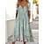 cheap Casual Dresses-Women&#039;s Casual Dress Midi Dress Green Floral Short Sleeve Spring Summer Ruched Stylish V Neck 2023 S M L XL XXL 3XL