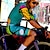 billige Shorts, Tights og bukser til mænd-21Grams Herre Cykelshorts (bib) Cykel Shorts med seler Underdele Bjerg Cykling Vej Cykling Sport Grafisk 3D Måtte Cykling Åndbart Hurtigtørrende Blå Polyester Spandex Tøj Cykeltøj / Elastisk