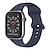 halpa Apple Watch-hihnat-1kpl Älykäs ranneke Yhteensopiva Apple  iWatch 38/40/41 mm 42/44/45 mm Silikoni Vedenkestävä Säädettävä Hengittävä Urheiluhihna varten katson Älykello Hihna Ranneke varten Series 7 / SE / 6/5/4/3/2/1