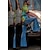 お買い得  1970年代-1960年代 ヒッピー 1970年代 ディスコ パンツ ベルボトム ヒッピー ディスコ プラスサイズ 男性用 マスカレード パーティー／フォーマル パンツ