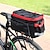 abordables Doubles sacoches de vélo-13 l sac de coffre de vélo avec housse de pluie porte-vélos sac de transport arrière extensible grande capacité sacoches de selle étanche vélo porte-bagages arrière porte-bagages parfait pour le cyclisme voyage camping en plein air