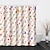 preiswerte Duschvorhänge Top Verkauf-Duschvorhang mit abstraktem Kunstmuster und Haken, modernes, aus Polyester gefertigtes, wasserdichtes Badezimmer