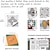 رخيصةأون ملصقات البلاط-24/48 قطعة ملصقات حائط إبداعية مقاومة للماء لغرفة المعيشة والحمام والمطبخ ذاتية اللصق مقاومة للماء ملصقات بلاط رمادية اللون