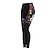 cheap Women&#039;s Pants, Shorts &amp; Skirts-21Grams Women&#039;s Cycling Tights Bike Pants Tights Mountain Bike MTB Road Bike Cycling Sports Graphic Floral Botanical Ugly Christmas Thermal Warm 3D Pad Breathable Quick Dry Black Red Clothing Apparel