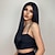 cheap Synthetic Lace Wigs-HAIRCUBE Black/Auburn/Golden/Wine/Ombre Brown Lace Front Wig Long Natural Straight 13*4*1 T Part Kanekalon Lace Wig With Baby Hair for Women Daily Party 180% Density