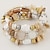 economico bracciali4-boho multistrato irregolare agata perline braccialetti di fascino per le donne vintage giada pietra uomo bracciali yoga braccialetti gioielli etnici (colorati)