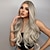 voordelige Synthetische trendy pruiken-haircube wigs trendy ombre grey white blonde wavy wigs long natural wave wigs with pony for white women barbiecore wigs