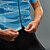 baratos Feminino-21Grams Mulheres Camisa para Ciclismo Manga Curta Moto Blusas com 3 bolsos traseiros Ciclismo de Montanha Ciclismo de Estrada Respirável Secagem Rápida Pavio Humido Tiras Refletoras Azul Poliéster