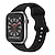Недорогие Ремешки для Apple Watch-1шт Умный ремешок для часов Совместим с Apple  iWatch 38/40/41мм 42/44/45/49mm силиконовый Водонепроницаемый Регулируется Дышащий Спортивный ремешок для я смотрю Умные часы Ремень Браслет для Series