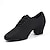 ieftine Pantofi Antrenament-Pentru femei Încălțăminte latină Pantofi de Dans Performanță În aer liber Călcâi Grosime călcâială Dantelat Alb Negru Maro