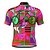 cheap Cycling Jerseys-21Grams Men&#039;s Cycling Jersey Short Sleeve Bike Top with 3 Rear Pockets Mountain Bike MTB Road Bike Cycling Breathable Quick Dry Moisture Wicking Reflective Strips Green Yellow Sky Blue Geometic
