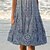 cheap Casual Dresses-Women&#039;s Knee Length Dress Shift Dress Sundress Blue Sleeveless Pocket Print Floral U Neck Spring Summer Casual 2022 S M L XL XXL 3XL / Casual Dress