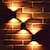 baratos Candeeiros Luzes de Exterior-2/4 peças lâmpada de luzes de parede solar deck de cerca ao ar livre luzes led à prova d&#039;água para decoração de jardim lâmpadas de decoração de parede varanda quintal luz de jardinagem de rua