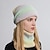cheap Women&#039;s Hats-2pcs/set Winter Women Beanies Snood Sets Gradient Color Knitted Hat Warmer Fashion Outdoor Windproof Thicken Tie Dye Scarf Hat For Women