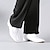 זול נעלי ריקוד לאימון-בגדי ריקוד גברים ריקודים סלוניים נעליים מודרניות נעלי אופי הצגה בבית וַלס מקצועי עקב עבה שרוכים מבוגרים שחור לבן