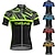cheap Cycling Clothing-21Grams® Men&#039;s Cycling Jersey Short Sleeve Bike Mountain Bike MTB Road Bike Cycling Jersey Shirt Green Yellow Sky Blue Breathable Quick Dry Moisture Wicking Spandex Polyester Sports Clothing Apparel