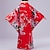 billige Kimono-Jente Yukata Kappe Japansk Kimono Japansk tradisjonell Maskerade Barne Kimono Frakk Midjebelte Fest