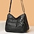 olcso Keresztpántos táskák-Női Kéztáska Vállon átvetős táska PU bőr Szabadtéri Napi Cipzár Tömör szín Fekete Rubin Barna