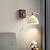 זול אורות קיר פנימיים-אורות קיר פנימיים בסגנון נורדי מודרני נדנדת led חדר שינה זרוע אור קיר נחושת 220-240v