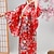 abordables Kimono-Chica Yukata Túnica Kimono japonés tradicional Mascarada Niños Abrigo de kimono Fiesta