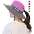 voordelige Outdoor Hoofddeksels-Zonnehoed Emmer hoed Wandelhoed Hoed Lapwerk Patroon draagbaar Sneldrogend Ultra-Violetbestendig Zomer Brede rand Voor heren Dames Vissen Activiteit