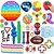 cheap Stress Relievers-100 Pack 80 Pack  Fidget Sensory Toy Set Stress Relief Toys Autism Anxiety Relief Stress Pop Bubble Fidget Sensory Toy For Boy Girl Adults
