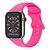 abordables Bracelets Apple Watch-1 pc Bracelet de montre connectée Compatible avec Apple  iWatch 38/40/41mm 42/44/45/49mm Silicone Imperméable Ajustable Respirable Bracelet Sport pour je regarde Montre intelligente Sangle Bracelet