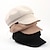 economico Cappelli da donna-nuovo stile cappello da donna autunno inverno moda tinta unita berretti da strillone berretti ottagonali femminili