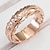 olcso Gyűrűk-Gyűrű Napi Klasszikus Vörös arany Ezüst Arany Réz Egyszerű 1db / Női