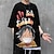 baratos Cosplay para o Dia a Dia &amp; T-shirts-One Piece Fantasias Japonesa/Curta Desenho Mangá Imprimir Arte Gráfica Para Casal Homens Mulheres Adulto Carnaval Baile de Máscaras Impressão 3D Festa Festival