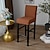cheap Dining Chair Cover-2 Pcs Stretch Bar Stool Cover Counter Stool Pub Chair Slipcover Black for Wedding Dining Room Cafe Barstool Slipcover Removable Furniture Chair Seat Cover