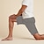 baratos Shorts De Yoga-Calções de ioga masculinos calções com cordão calças bermudas secagem rápida cor sólida branco preto azul casual ioga fitness ginásio treino esportes de verão roupas ativas micro-elástico solto /