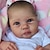 cheap Reborn Doll-20inch Reborn Baby Doll Already Painted Reborn Baby Doll Miley Same As Picture Lifelike Soft Touch 3D Skin Painted Hair Visible Veins