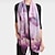 cheap Chiffon Scarves-Women&#039;s Chiffon Scarf Party Red Scarf Tie Dye / Purple / Fall / Winter / Spring / Summer