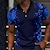 abordables polos boutonnés pour hommes-Homme POLO Tee Shirt Golf Plaid Col rabattu Noir Jaune Rose Claire Vert Véronèse bleu marine 3D effet Plein Air du quotidien Manche Courte 3D Bouton bas Vêtement Tenue Mode Décontractées Respirable